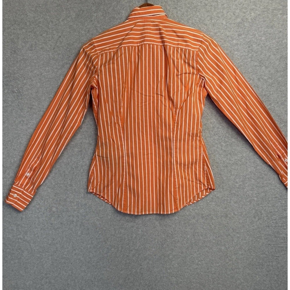 Ralph Lauren Black Label Striped Button-Up Shirt Big Pony Sz 2 Cotton Stretch - Picture 11 of 16